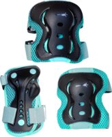 Muuwmi 557 M Csukló- Könyök- és Térdvédő Készlet 3 darabos - Türkizkék