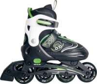 Muuwmi 427AU Állítható Egysoros görkorcsolya 37-40 méret - Fekete / Zöld