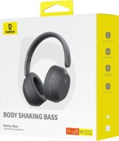 Baseus Bass 35 Max Bluetooth Fejhallgató Headset - Szürke