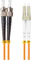 Lanberg FO-STLU-MD21 optikai patch kábel ST/UPC - LC/UPC Duplex 10m - Narancssárga