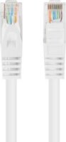 Lanberg PCU6-20CC U/UTP Cat6 RJ45 Patch kábel 1m - Fehér 10-es csomag