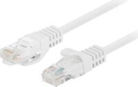 Lanberg PCU6-20CC U/UTP Cat6 RJ45 Patch kábel 1m - Fehér 10-es csomag