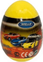 Welly Meglepetés fém autó tojásban 1:60 - Többféle