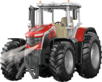 Siku RC Massey Ferguson 9S Távirányítós Traktor LED fénnyel - Piros