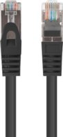 Lanberg PCF6-20CC F/UTP Cat6 RJ45 Patch kábel 1.5m - Fekete 10-es csomag