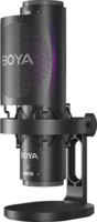 Boya K9 RGB Gaming USB Kondenzátor Asztali Mikrofon - Fekete