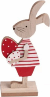Fa nyuszi figura dekoráció 18 cm - Többféle