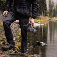 Hydrapak Seeker Műanyag Összezsugorítható Kulacs 3000ml - Szürkés barna