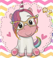 Diamond Dotz Dotzies Sweet Studycorn képkészítő szett - Unikornis