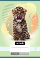Nebulo Állat mintás 32 lapos A5 vonalas füzet - Többféle
