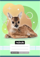 Nebulo Állat mintás 32 lapos A5 vonalas füzet - Többféle