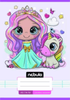 Nebulo Színes mintás 32 lapos A5 Vonalas füzet - Többféle