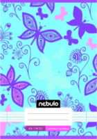 Nebulo Színes mintás 32 lapos A5 Vonalas füzet - Többféle