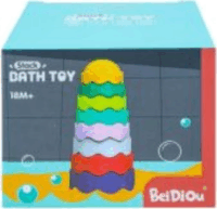 BeiDiOu 8 darabos Toronyépítő fürdőjáték babáknak