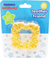 Négyzet alakú rágóka fogzáshoz - Sárga