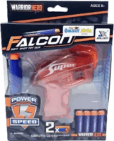 Falcon Warrior Hero Mini szivacslövő fegyver 2db szivacslövedékkel - 12 cm