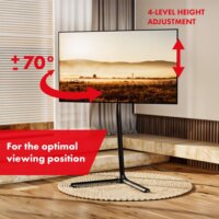 Maclean MC-494 32"-70" LCD TV / Monitor Padlóállvány - Fekete