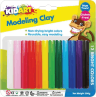 KidArt Színes modellező 12 darabos gyurma szett - Vegyes színek