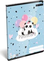 Lizzy Card Lollipop Pandacorn 32 lapos A5 négyzetrácsos füzet - Panda mintás