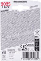 Energizer CR2025/2 Eco Lítium Lapos elem 3V (2 db / csomag)