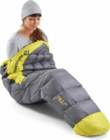 Sea To Summit Mummy Jobb cipzáras Hálózsák 170 x 65 cm (-1 / -7 °C) - Szürke / Sárga