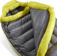 Sea To Summit Mummy Jobb cipzáras Hálózsák 170 x 65 cm (-1 / -7 °C) - Szürke / Sárga