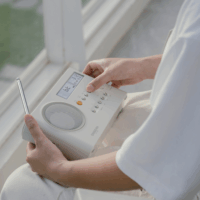 Sangean PR-D4BT Hordozható AM / FM Rádió - Krém