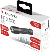 Led Lenser C3R Classic LED Elemlámpa 140 Lumen - Fekete