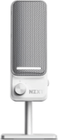 NZXT Capsule Elite USB Gaming Asztali Kardoid Mikrofon - Fehér
