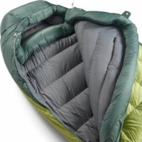 Sea To Summit Ascent Adult Mummy Kétoldali cipzáras Hálózsák 210 x 75 cm (-1 / -8 °C) - Zöld / Szürke