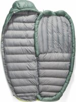 Sea To Summit Ascent Adult Mummy Kétoldali cipzáras Hálózsák 210 x 75 cm (-1 / -8 °C) - Zöld / Szürke
