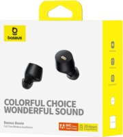 Baseus Bowie E18 Bluetooth Fülhallgató Headset Töltőtokban - Fekete