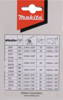 Makita 191H03-4 Láncfűrész lánc - 40cm