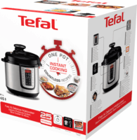 Tefal CY505EE0 Multifunkciós Elektromos főzőedény 1200 Watt - Ezüst/Fekete