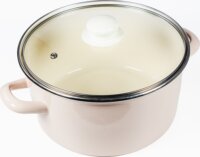 TOO Line Rose Fazék Üveg fedővel Ø 20cm 2,9L - Rózsaszín