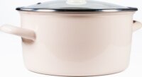 TOO Line Rose Fazék Üveg fedővel Ø 20cm 2,9L - Rózsaszín