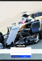 Nebulo Vagány mintás 32 lapos A5 sima füzet - Többféle