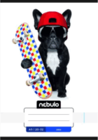 Nebulo Vagány mintás 32 lapos A5 sima füzet - Többféle