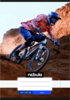 Nebulo Vagány mintás 32 lapos A5 sima füzet - Többféle