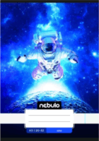 Nebulo Vagány mintás 32 lapos A5 sima füzet - Többféle