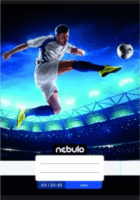 Nebulo Vagány mintás 32 lapos A5 sima füzet - Többféle