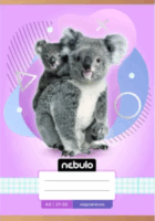 Nebulo Állat mintás 32 lapos A5 négyzetrácsos füzet - Többféle