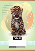 Nebulo Állat mintás 32 lapos A5 négyzetrácsos füzet - Többféle