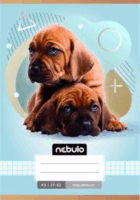 Nebulo Állat mintás 32 lapos A5 négyzetrácsos füzet - Többféle