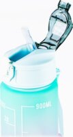 TOO KT-398 Műanyag Motivációs kulacs 900ml - Színes