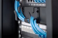 Digitus DN-10-ORG-1U-B 10" 1U Gyűrűs Rack Kábelrendező - Fekete