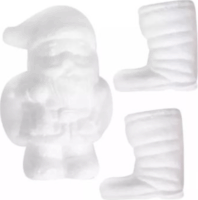 Hungarocell csizma és télapó szett - Fehér (3 db/csomag)