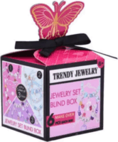 Ékszerkészítő szett ajándékdobozban többféle gyönggyel