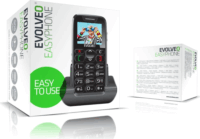 Evolveo EP-501 EasyPhone Nagy nyomógombos telefon - Fekete