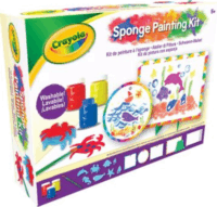 Crayola 16 részes Szivacsos festőkészlet kimosható festékekkel